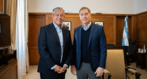 Rolando Figueroa felicitó a Diego Santilli tras su designación como jefe de Gabinete
