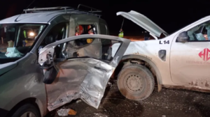 Dos vehículos petroleros protagonizaron un fuerte accidente en la Ruta del Petróleo