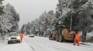 Vialidad Rionegrina refuerza el operativo invernal para garantizar la circulación en las rutas provinciales