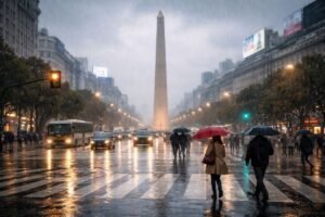 Jornada lluviosa y máxima de 15 grados: así estará el clima este viernes en Buenos Aires