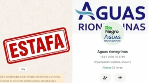 Aguas Rionegrinas advirtió sobre estafas con falsas promociones y descuentos en las facturas