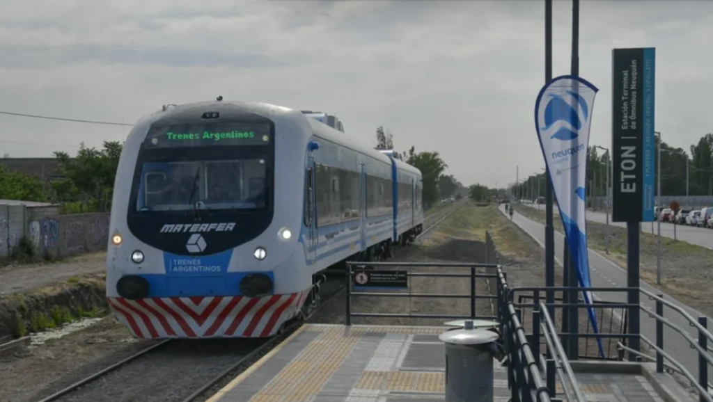 Tren del Valle: suspenden el servicio entre Neuquén y Cipolletti durante todo este viernes