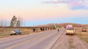 Tragedia en la Ruta 250: un trabajador murió tras ser atropellado por una camioneta