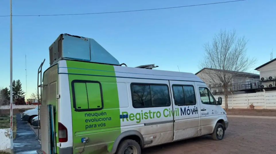 El Registro Civil Móvil recorrerá Neuquén con trámites de DNI y pasaporte
