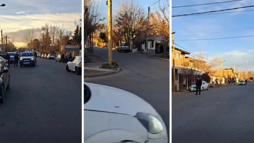 Disparos y operativo policial en Valentina Sur: preocupación frente al CEF 13