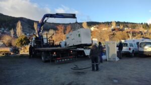 Esquel: instalaron un nuevo generador eléctrico de  millones en el Hospital Zonal