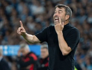 En plena crisis de River, Coudet rompió el silencio con una fuerte frase en su perfil de Whatsapp