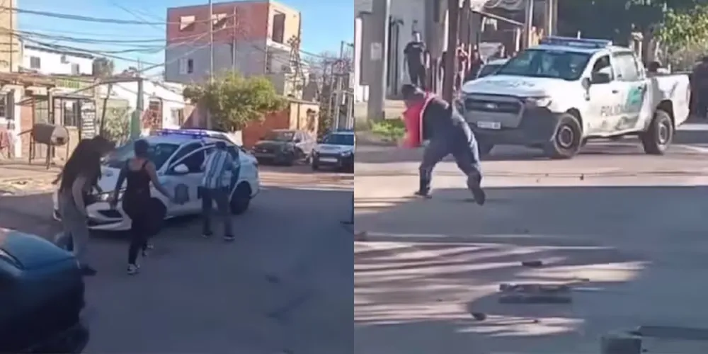 Violencia en Avellaneda : policías fueron agredidos por vecinos cuando intentaban remolcar un auto mal estacionado