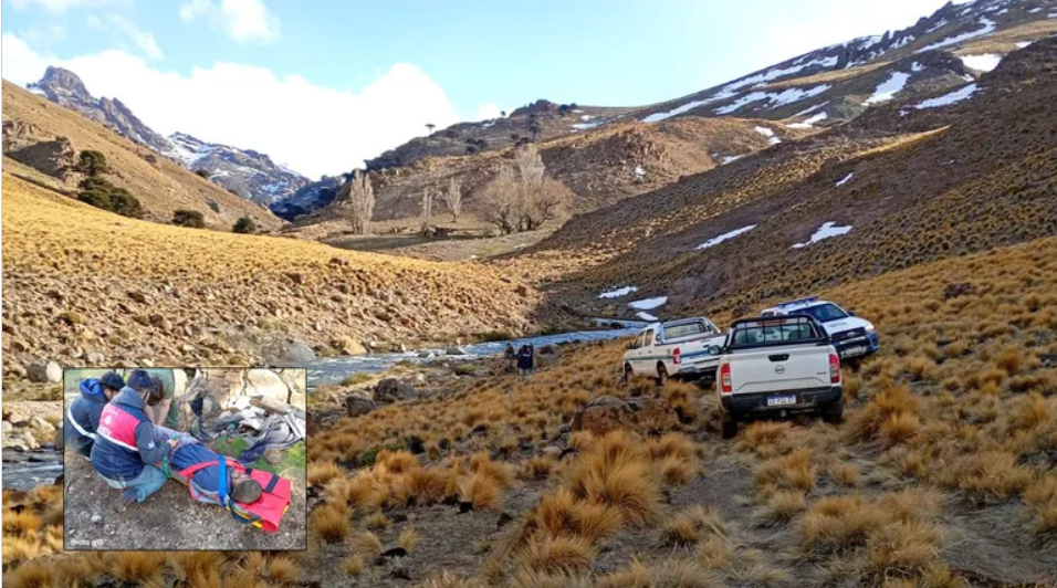 La historia detrás del rescate extremo de dos hermanos en la cordillera neuquina