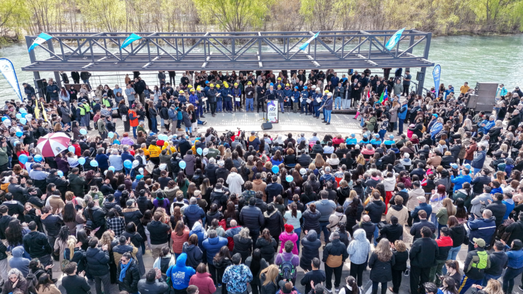 En el aniversario de Neuquén, Gaido y Figueroa inauguraron una nueva ampliación del Paseo Costero