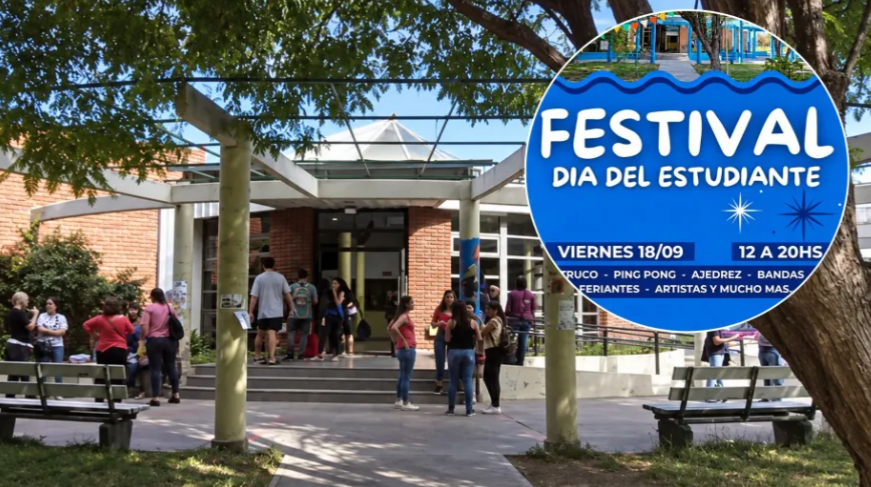 Día del Estudiante en Roca: la UNCo prepara un festival con música, juegos y más de 40 emprendedores