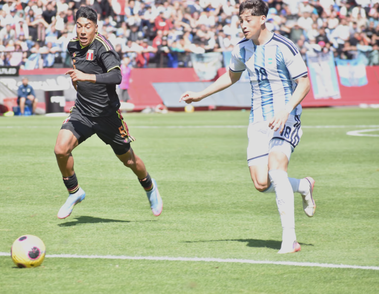 Argentina Sub-19 le ganó 1-0 a Perú y va por el oro en los Juegos Suramericanos