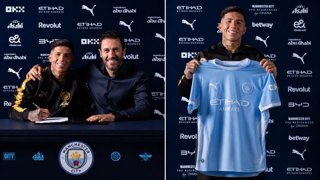 Enzo Fernández fue presentado en Manchester City: cuánto pagó por el argentino y cuánto recibe River