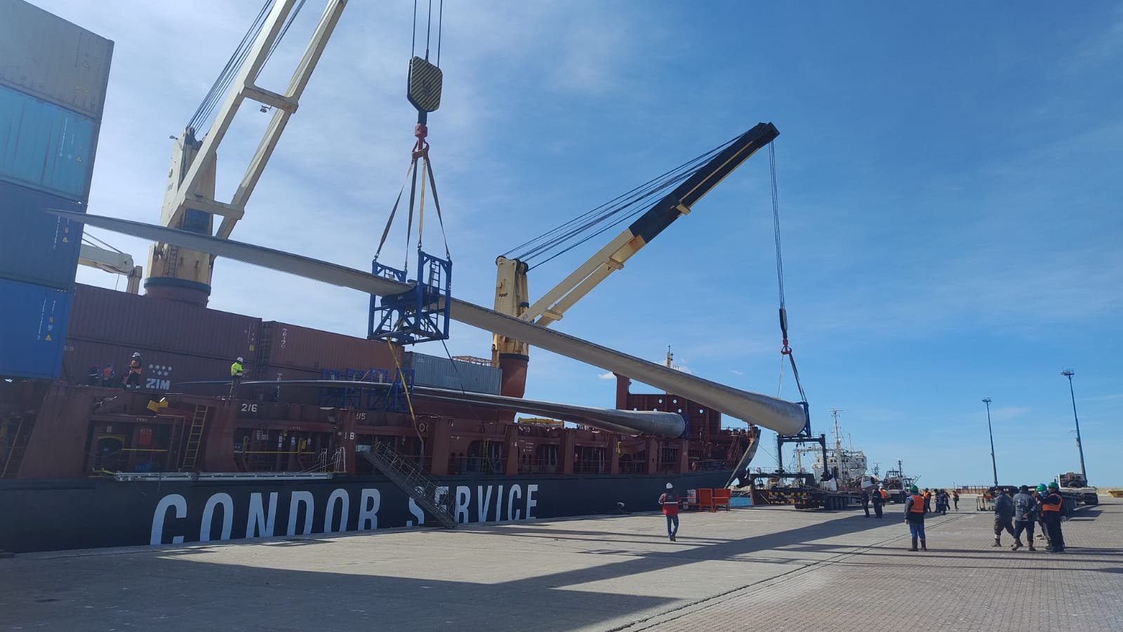 El Puerto de Comodoro se consolida como polo logístico para el desarrollo de energía renovables