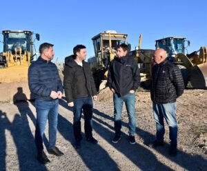 Recorrieron el inicio de obra de la Zona Franca, que fortalecerá el perfil logístico y exportador de Chubut