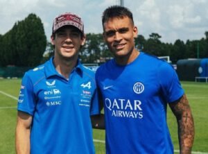 Ídolos argentinos en Italia: Franco Colapinto visitó a Lautaro Martínez antes del Gran Premio de Monza