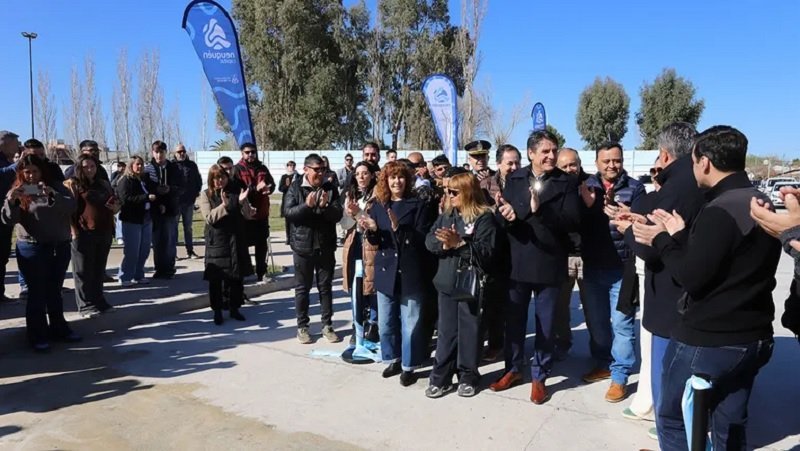 Obras en Neuquén: Gaido inauguró 80 cuadras de asfalto en Círculo Policial y la ciudad alcanzó el 82% de calles pavimentadas