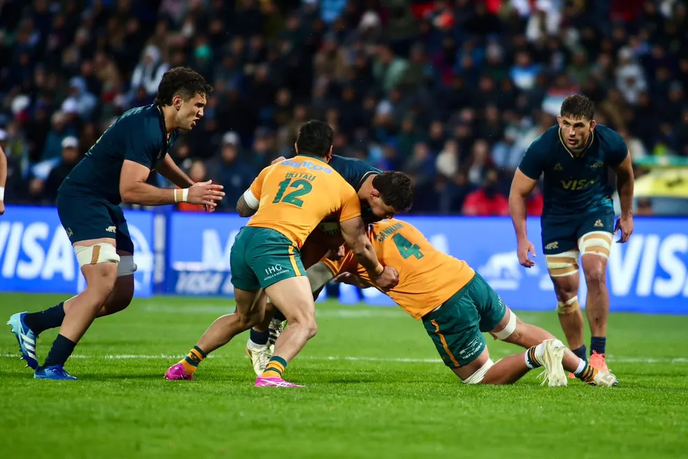 Los Pumas reaccionaron a tiempo y empataron 28-28 ante Australia en Mendoza