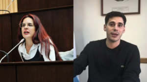 Fuerte cruce entre Julieta Ocampo y Joaquín Eguía terminó con una comisión interrumpida