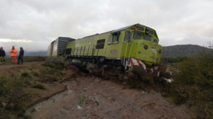 Las lluvias provocaron el descarrilamiento del Tren Patagónico entre Sierra Colorada y Los Menucos