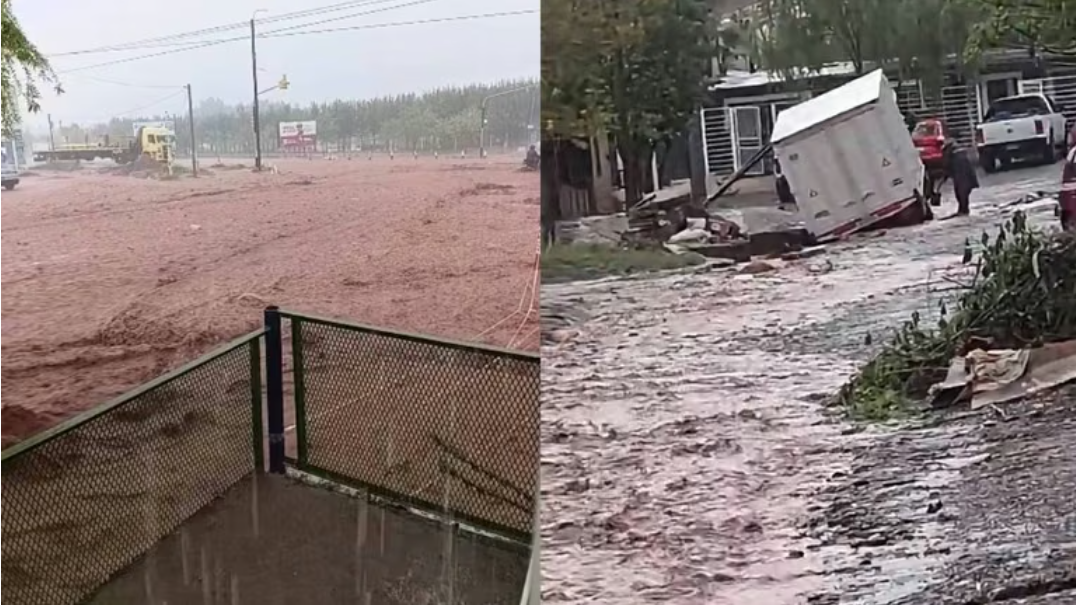 Temporal en Añelo: asistieron a 50 familias y confirmaron que las rutas están transitables