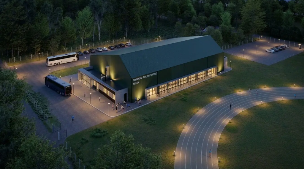 Weretilneck anunció la licitación de un nuevo polideportivo en Allen con una inversión de más de .600 millones