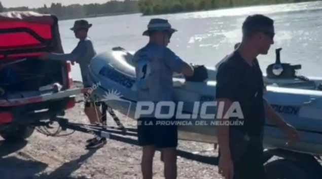 Encontraron un cuerpo flotando en el río Limay, frente a Balsa Las Perlas