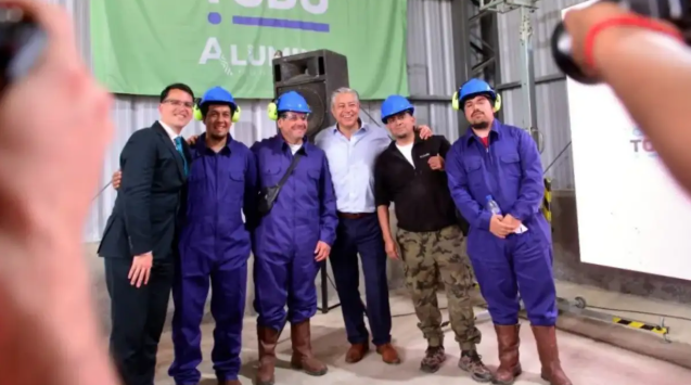 Aluminé recuperó su planta de tratamiento de residuos tras el incendio que la destruyó por completo