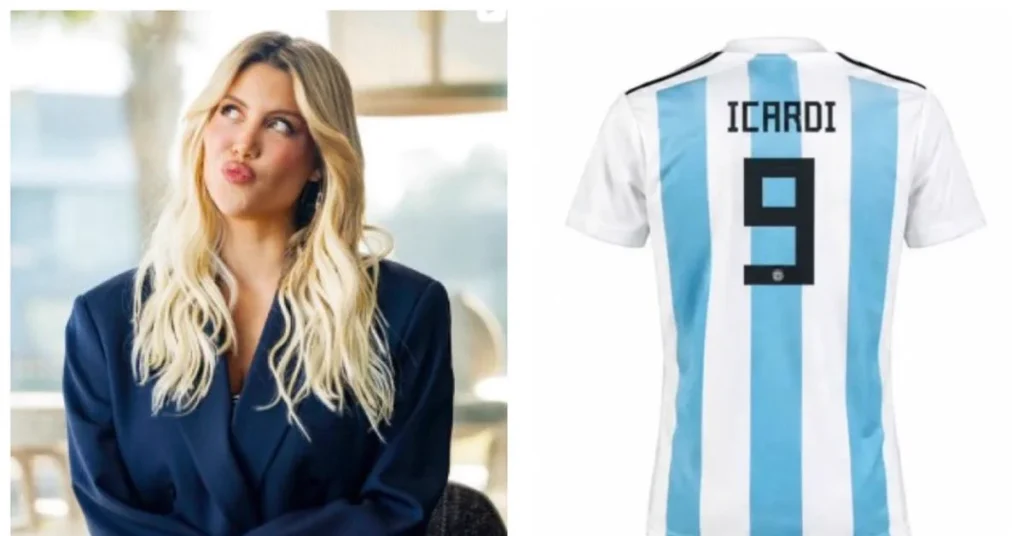 Wanda Nara liquidó a Mauro Icardi: puso en venta su camiseta de la Selección y estalló la polémica por el precio