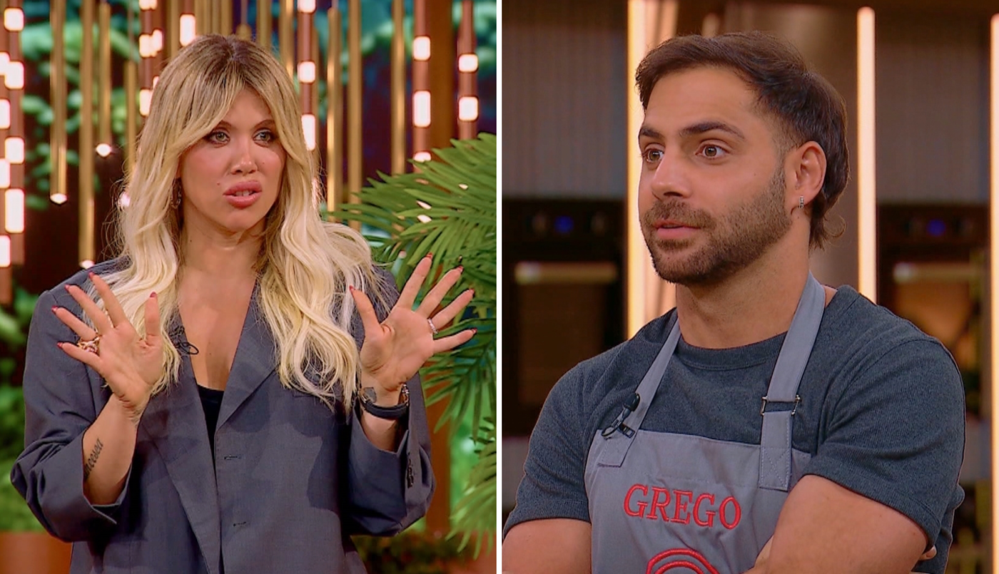 Wanda Nara frenó a Grego Rossello en MasterChef Celebrity: “Gracias, te podés ir”