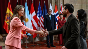 Lionel Messi fue recibido por la princesa Leonor antes de recibir un prestigioso premio en España