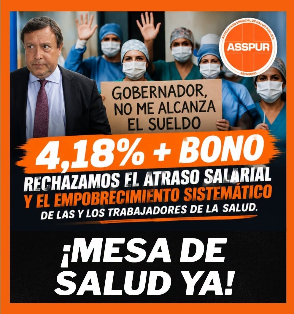 ASSPUR rechazó la oferta salarial y reclama un sueldo inicial de millones ASSPUR rechazó la oferta salarial y reclama un sueldo inicial de millones