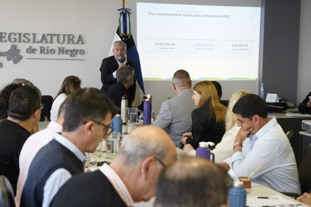 Hacienda explicó las herramientas financieras previstas por Río Negro para 2027